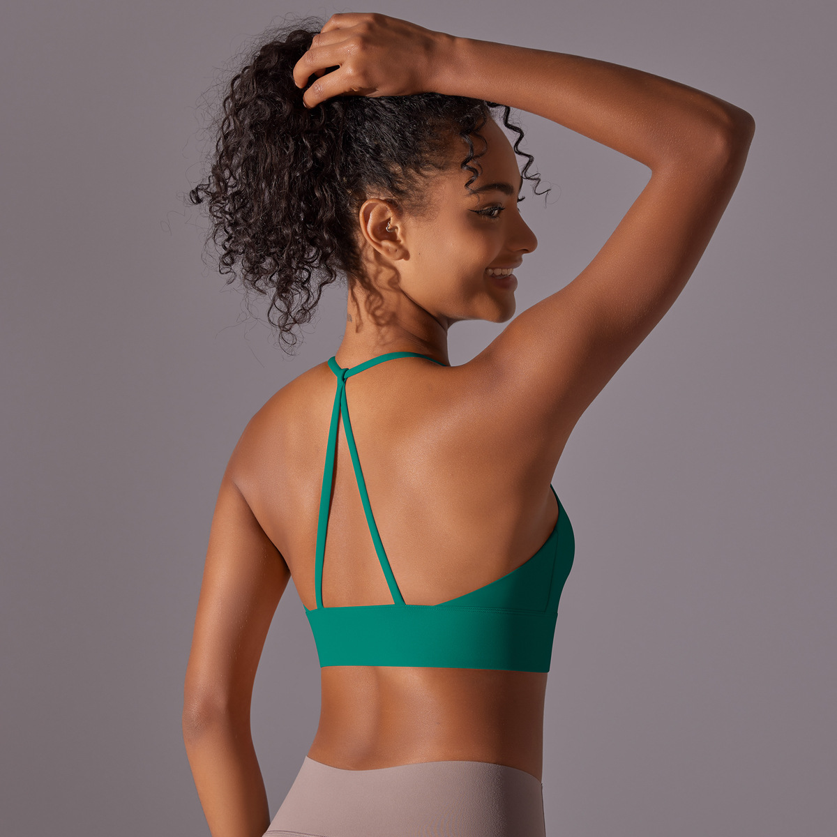 140g Weight Sleeveless Sleeve Length Nylon Fabric Type Short Top Length Halter Crisscross Tank Tops Type Fitness, Yoga, Sports Occasion Halter Neck Neckline Solid Color Pattern Sports Style Sports Solid Color Nylon Halter Neck Active Tops Halter Crisscross Tank 53