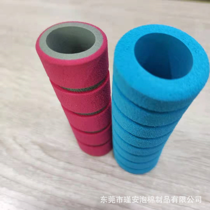 橡塑发泡源头厂 羽毛球拍双色磨砂面NBR橡塑防滑止汗泡棉握手把套