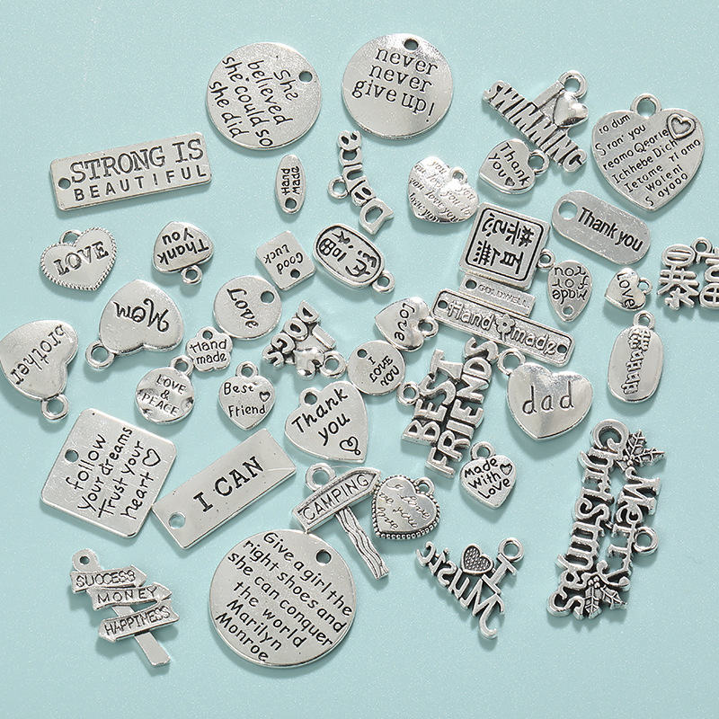 37 Types of Multi-Category Alloy Fashion Jewelry Accessories, Round Name Tags, Square Name Tags, Pendants, DIY Pendants 37 Types of Multi-Category Alloy Fashion Jewelry Accessories, Round Name Tags, Square Name Tags, Pendants, DIY Pendants
