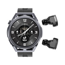 新款N18耳机智能手表二合一双通话4GB内存本地音乐电子钱包NFC