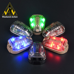 WA Tactical HEL-STAR6 Third Generation Star Ladybug Light Teammate Survival Identification Light Signal Helmet Light