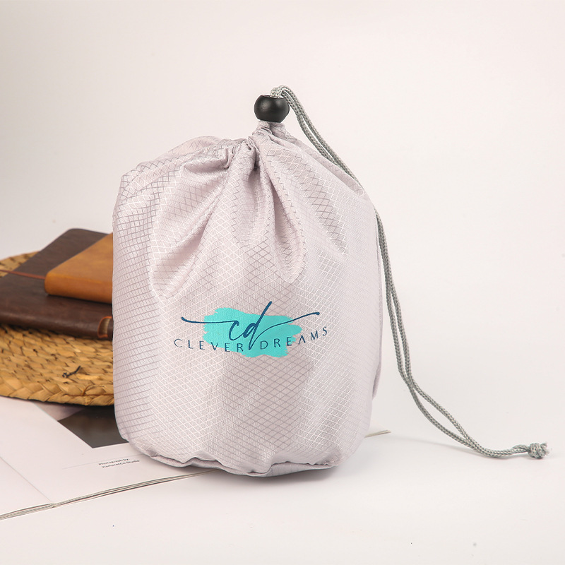 双面加厚菱形格涤纶袋首饰高档包装袋现货防尘布袋 厂家批发