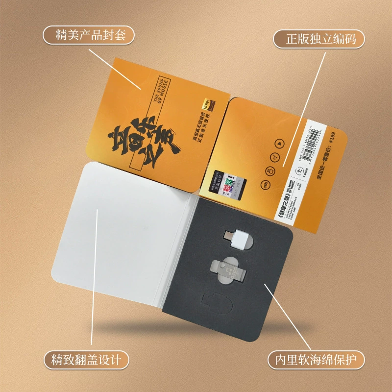 Music small capacious USB flash drive, new collection, 64G