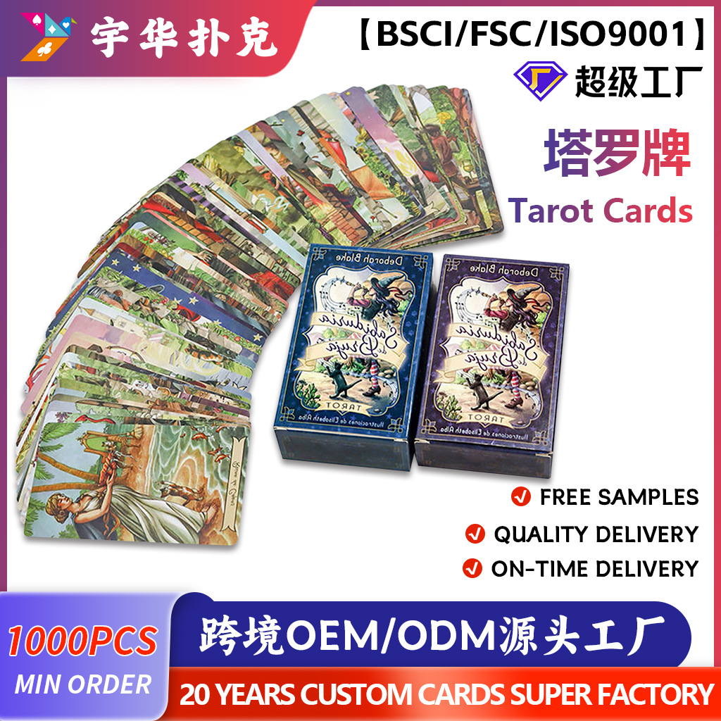 Cross-border English Tarot Cards Customization, Classic Tarot Cards,...