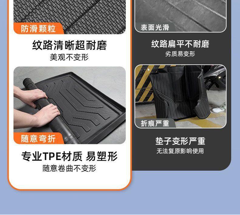 Suitable for Changan Qiyuan Q05, 26 models, TPE full coverage, specialized non-slip and wear-resistant trunk mat, odorless