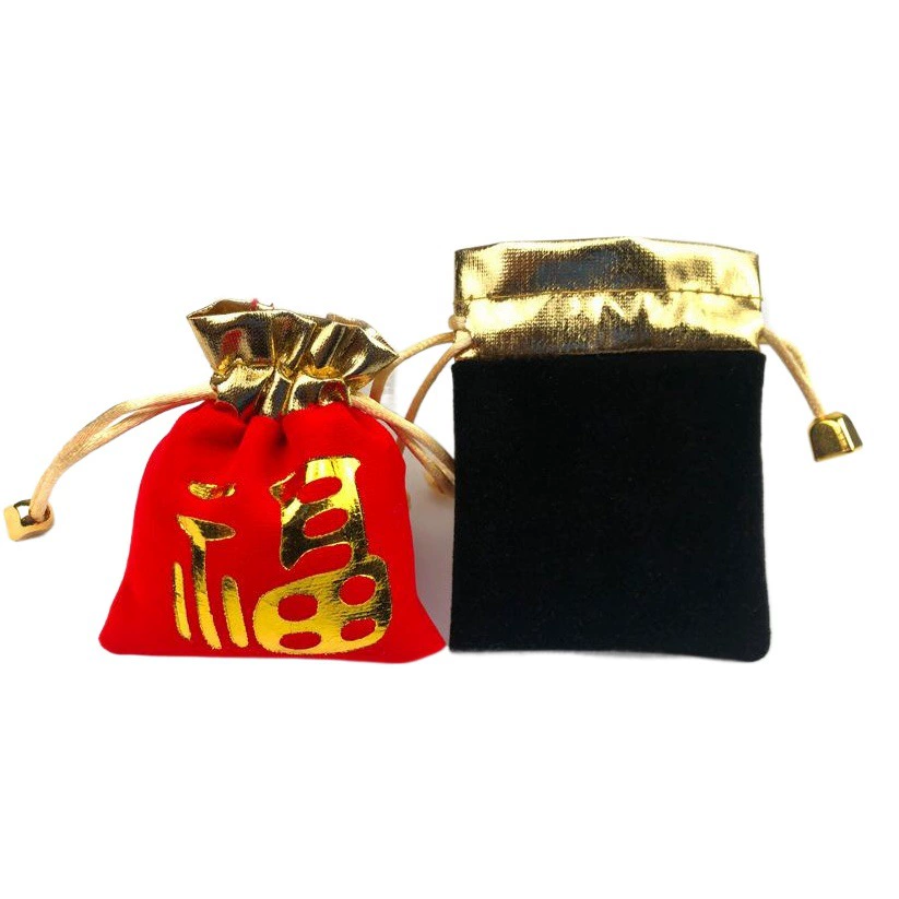 Бархатная сумка Пномпень, подарочная сумка для возврата, сумка для ювелирных изделий, упаковка для ювелирных изделий, сумка для счастливых изделий, сумка для ручных веревок, бархатная сумка для культурных игрушек с золотым ртом