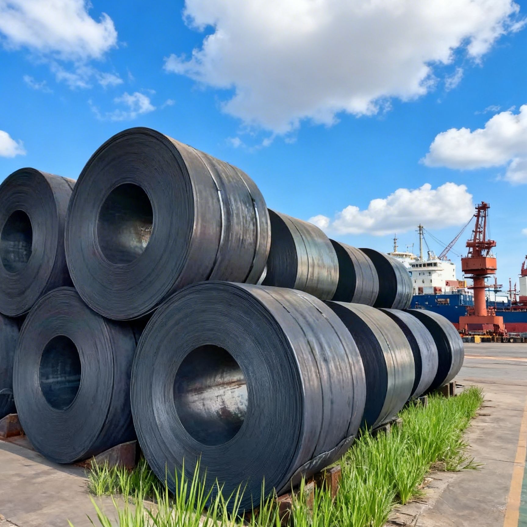 Q235B热轧卷欧标国标环保钢厂直供按需定轧量大从优支持各地港口