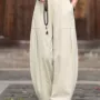 大码女春宽松显瘦灯笼裤