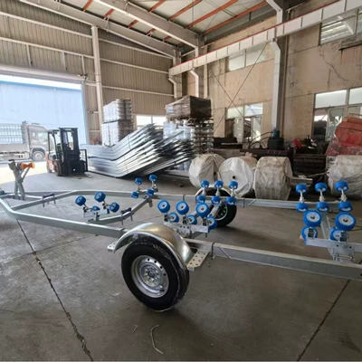Avtomobil ehtiyat hissələri trailer, roller type trailer