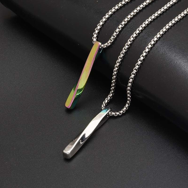 Simple Style Geometric Alloy Plating Metal Unisex Necklace display picture 2