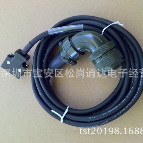 适用台达伺服大功率编码器B2 A2 AB连接线ASD-CAEN1003 05反馈线