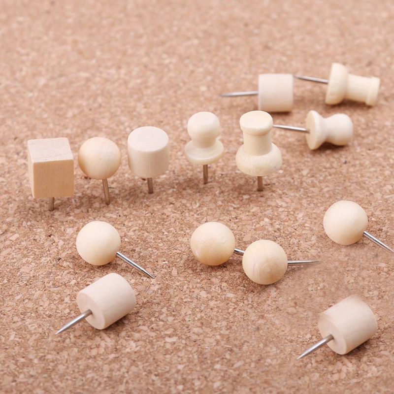 woodiness thumbtack Word nail originality shape Nails Soft wood kindergarten DIY Photo wall art