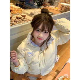 2026冬季新款宽松显瘦加厚羽绒棉服女小个子大码胖mm棉衣时尚外套