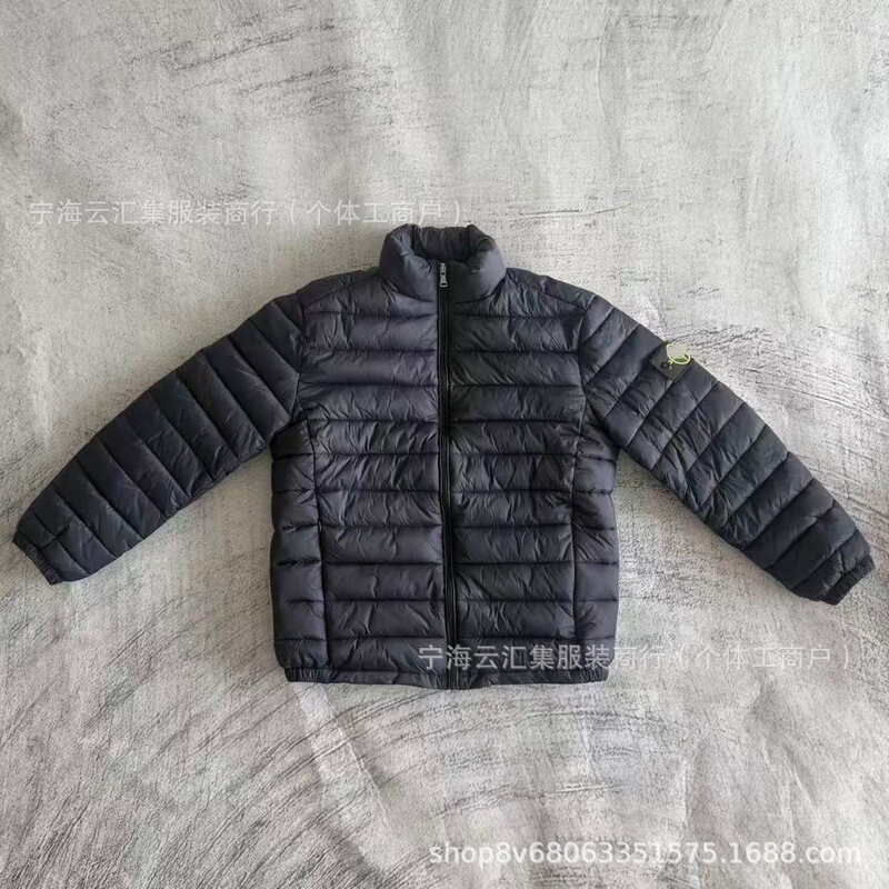 New Cross-Border Island Brand Embroidered Compass Patch Cotton Jacket, Cold-Resistant and Warm, Solid Color Commuter Rock Brand Cotton Coat New Cross-Border Island Brand Embroidered Compass Patch Cotton Jacket, Cold-Resistant and Warm, Solid Color Commuter Rock Brand Cotton Coat