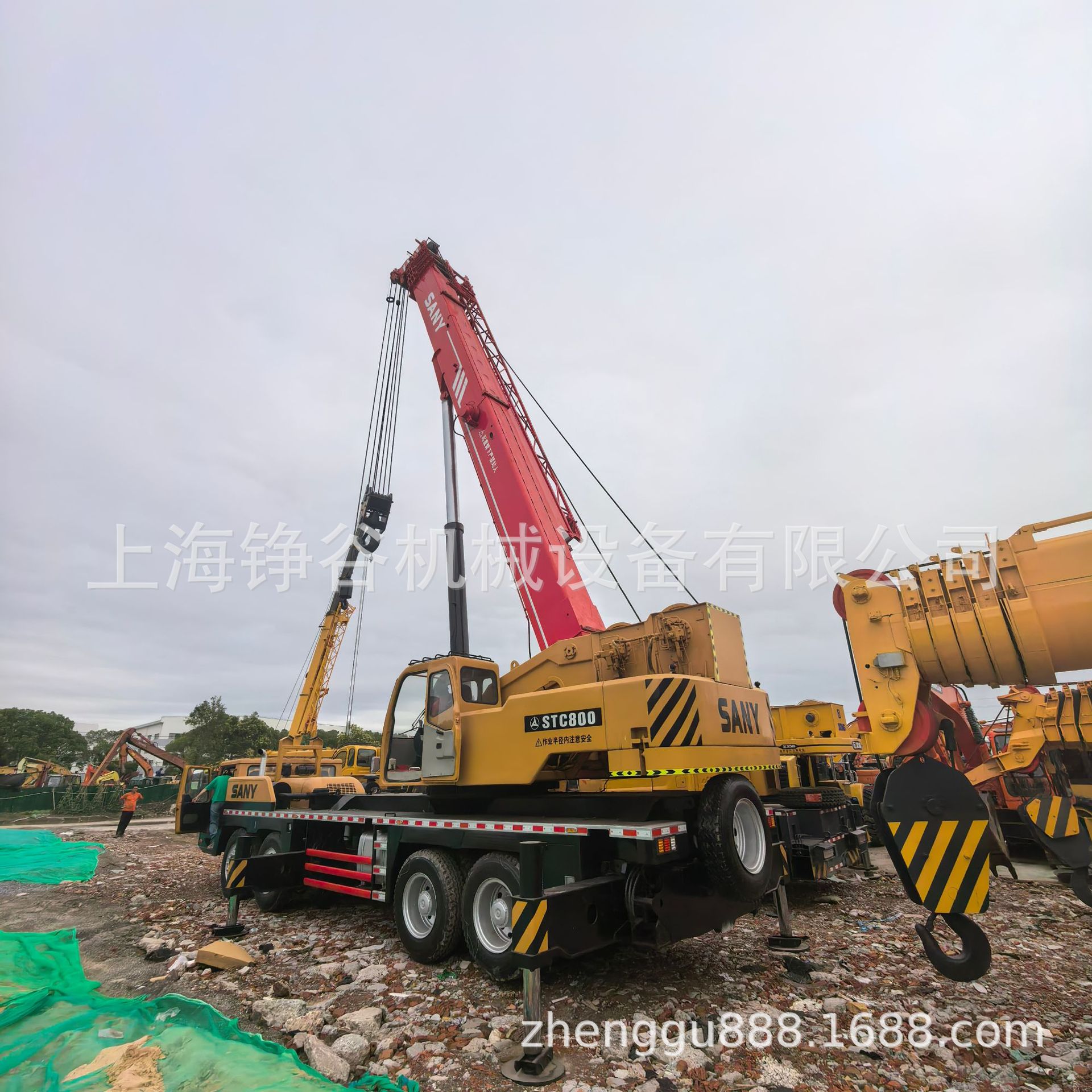 价格便宜SANY二手STC800汽车吊STC750起重机三一50吨80吨7 5吨吊