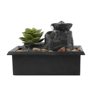 Desktop water fountain, small fountain, circulating water landscape, living room, transfer crafts, decoration, landscape Basin