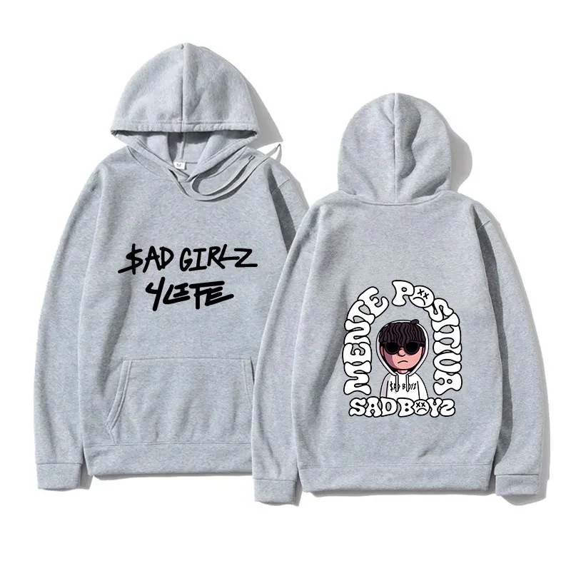 Nuevo jersey de hip-hop para hombre triste niño estampado suéter Harajuku niña fantasía música regalo casual ancho