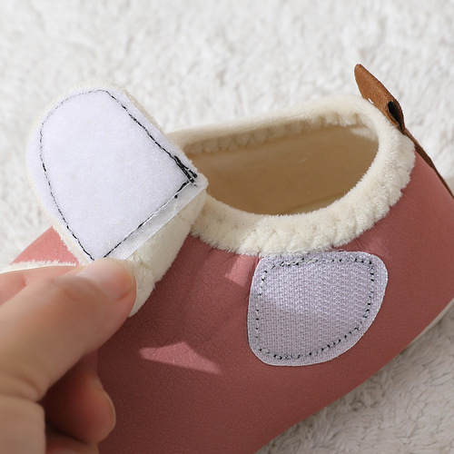 Floor shoes children's home indoor socks with velvet and thick sole floor socks baby non-slip soft sole early education socks and shoes