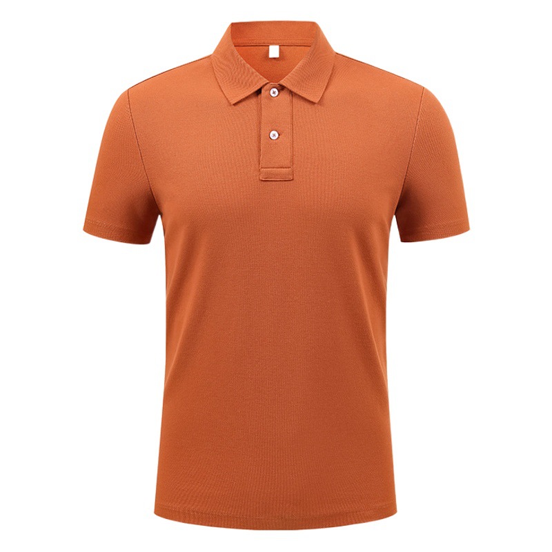 Sudor sin costuras impermeable antiincrustante 5A antibacteriano fresco de gama alta de los hombres de manga corta Camiseta de polo logotipo impreso personalizado