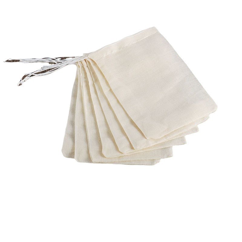 Bolsa de malla de algodón comestible, bolsa de escoria, bolsa de tela, bolsa de material de embalaje, bolsa de halogen, bolsa de medicina para pies, bolsa de gaza