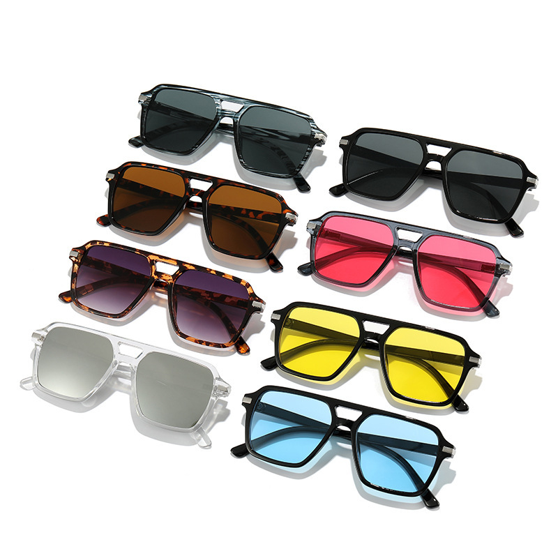 Elegant Basic Geometric Ac Square Full Frame Men's Sunglasses display picture 1