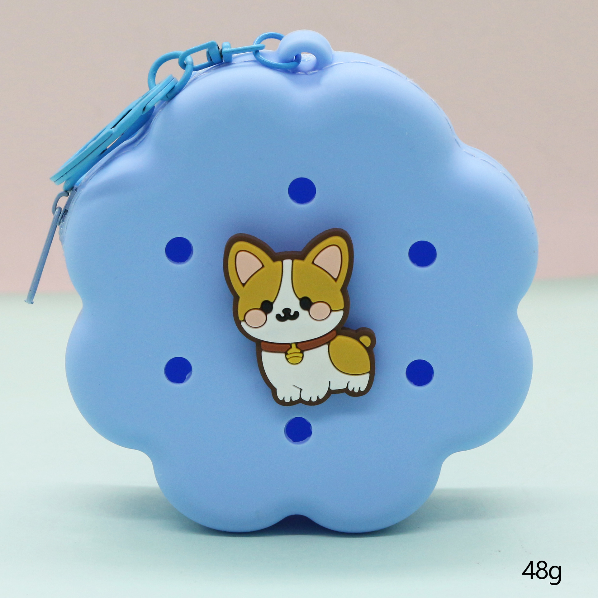 Inventario de dibujos animados de silicona agujero bolsa mini bolso diy bolsa de almacenamiento bolso auriculares llavero colgante regalo