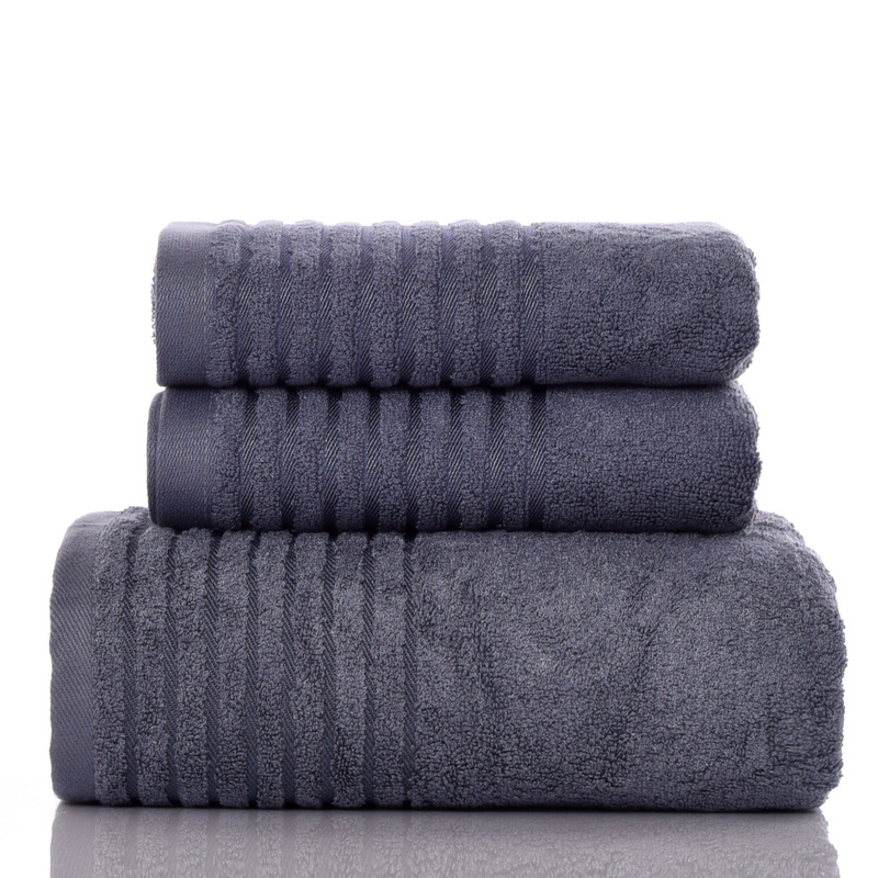 Cross-Border Bamboo Fiber Towel 120g Thickened Soft Absorbent Adult Face Wash Towel Bamboo Charcoal Towel Better Than Cotton for Students