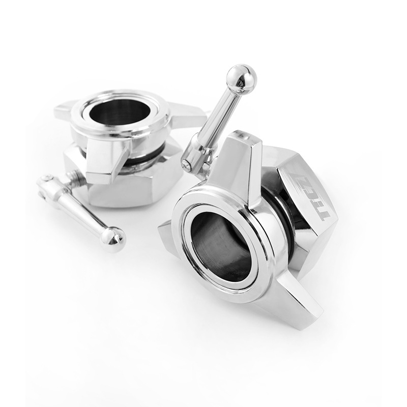 Tengtai Sai Ttcz Professional Barbell Lock Powerlifting Barbell Plate Clamp Pure Steel 5kg Pair Olympic Bar Clamps