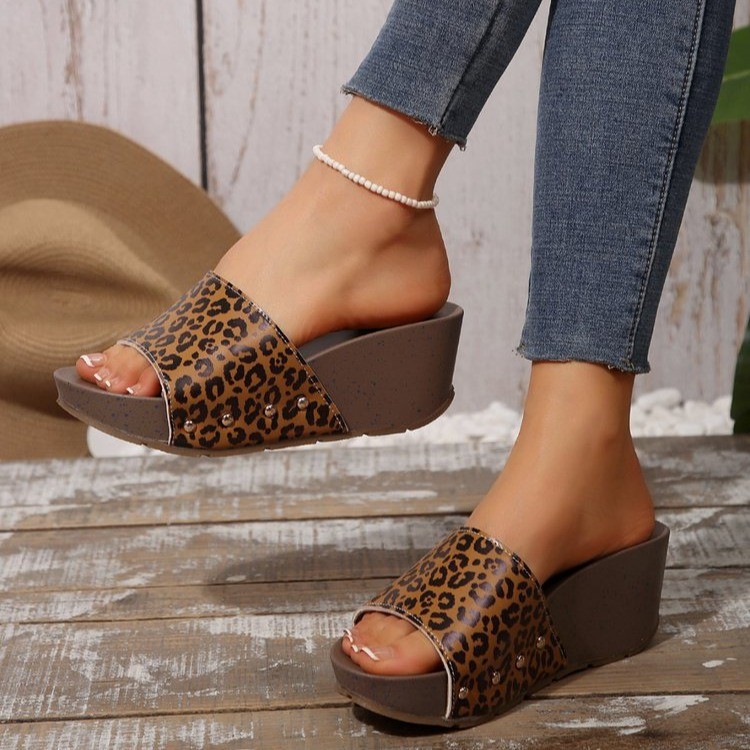 Wedge Sandals For Women Platform Open Toe High Heel Slippers_voghion.com