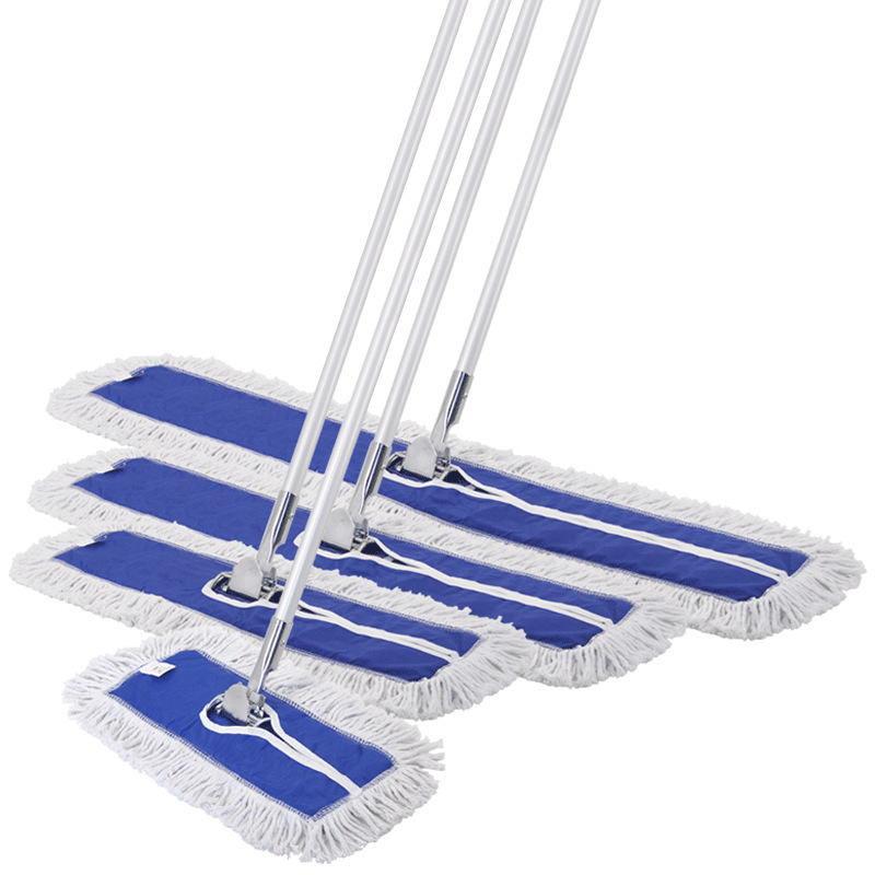 Aluminum Alloy Rod Standard Lobby Dust Push Large Flat Mop Cotton Mop Property Hotel Home