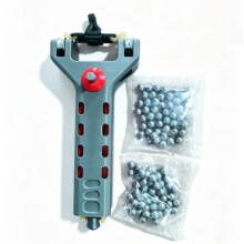 自动上弹速射弹弓按压上珠高精准度自动吸珠带弹仓磁吸皮兜圆皮