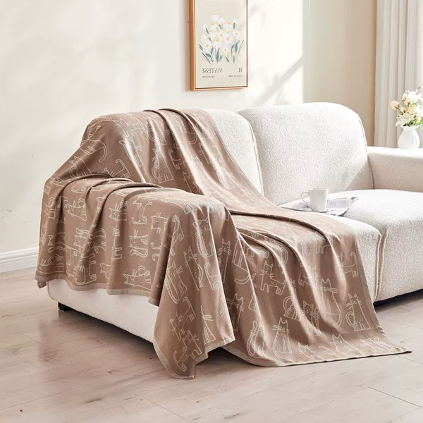 Aviation blanket—khaki kitten