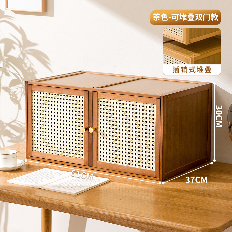 中古风2025新款床头柜实木家用卧室小型夹缝床边柜柜子边几收纳柜|undefined