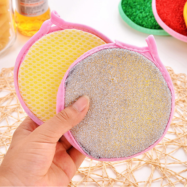 Double-Sided Bamboo Fiber Dishwashing Sponge, Dishwashing Pot Artifact, Hotel Kitchen Cleaning Supplies, Scouring Pad, Magic Wipe Double-Sided Bamboo Fiber Dishwashing Sponge, Dishwashing Pot Artifact, Hotel Kitchen Cleaning Supplies, Scouring Pad, Magic Wipe