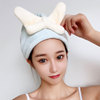 new pattern enlarge pure cotton Dry hair cap Toweling water uptake thickening Turban Coral lovely water uptake Dry hair cap