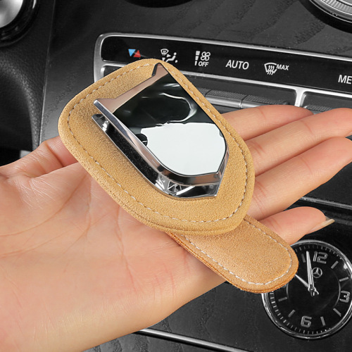 Car sun visor card holder business card glasses holder hanging car ticket block car mobile phone document holder storage