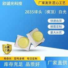 发光二极管2835球头30度 60度 90度 LED灯珠白光暖白 2835模顶led