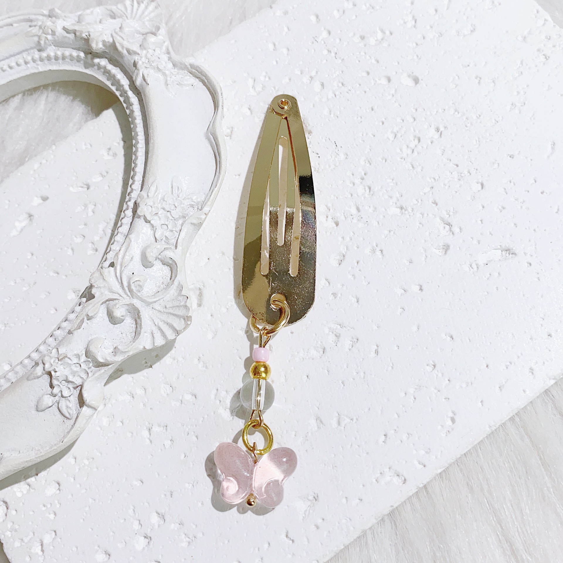 7g Weight Charm Hair Clips Hair Accessories Type 1 Piece Quantity Holiday, Street Occasion Alloy Material Butterfly Pattern All Seasons Season Women's Gender Cute, Sweet Style Cute Sweet Women's Butterfly Alloy Charm Hair Clips 8