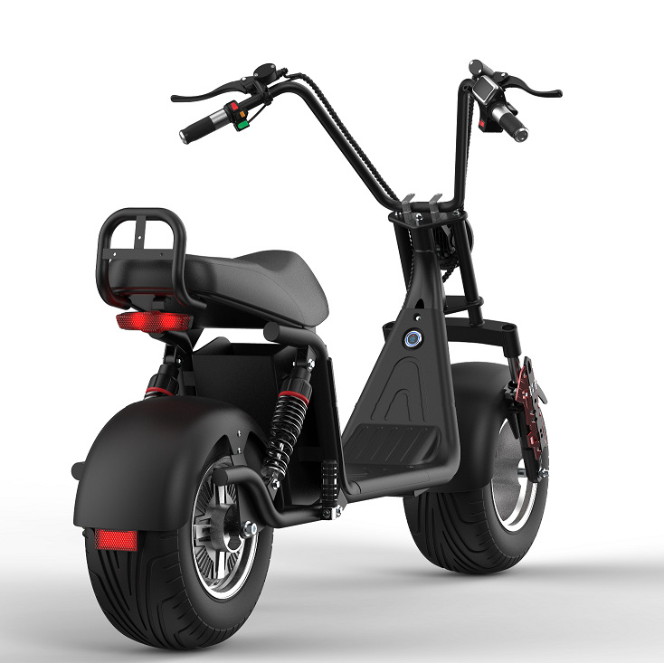 X20 Harley scooter eléctrico vehículo de ocio de dos ruedas con neumáticos anchos, scooter eléctrico con batería de litio, puede ser EEC.