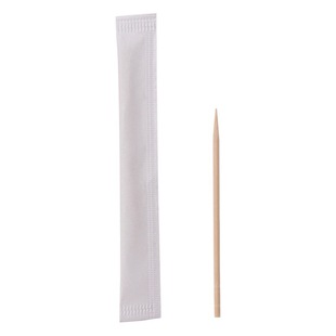 Pure white paper independent small packaging toothpick 1000 PCs single head pointed takeaway fast food banquet packaging printing LOGO