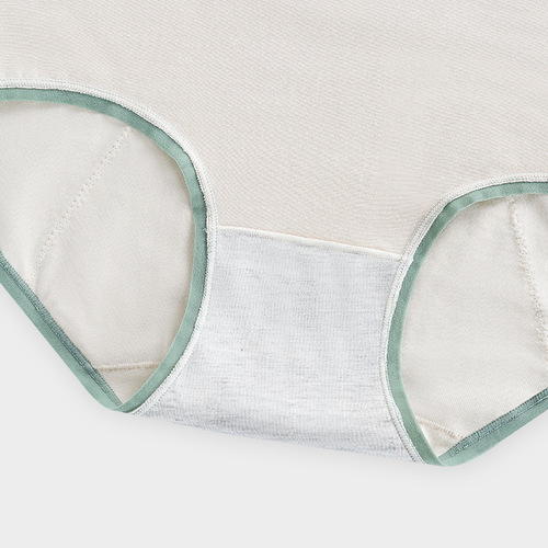 Matcha Girl Large Size Period Underwear Women's Leak-Proof Safe Dedicated Menstrual Pants Breathable Comfortable Briefs