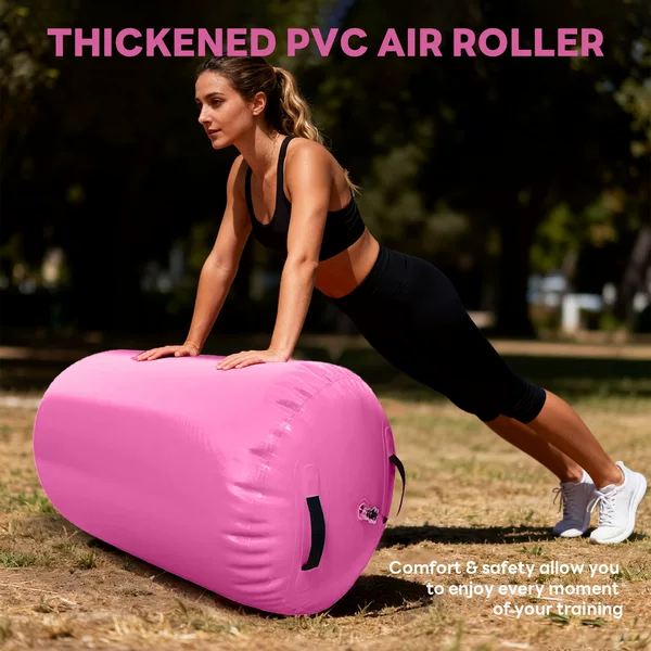 Cross-Border Inflatable Gymnastics Mat Yoga Taekwondo Fitness Sports Training Backflip Protective Equipment Sports Brushed Air Cushion