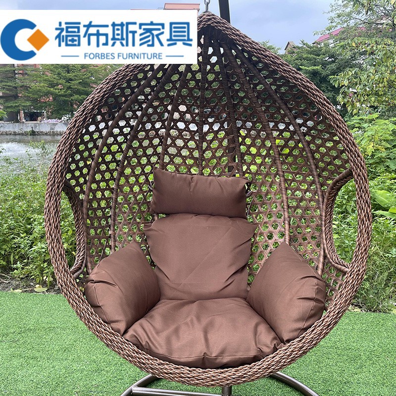 Silla Colgante o Cuna de Ratán para Exteriores - Para Jardín, Hotel o Balcón, Estilo Nórdico