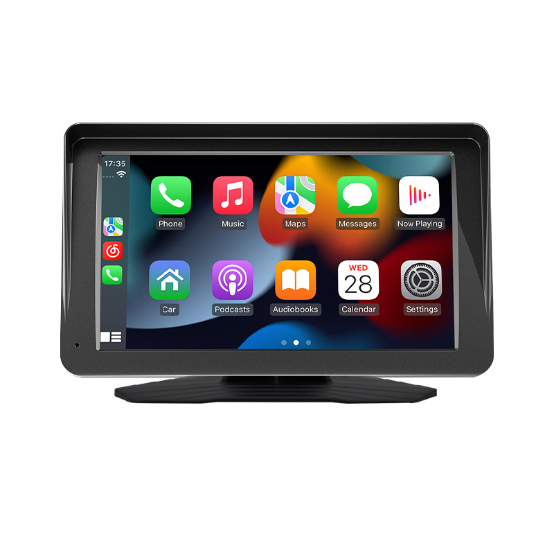 Portátil de 7 pulgadas Bluetooth MP5 reproductor de automóviles controlado central registrador de conducción inalámbrico carplay caja