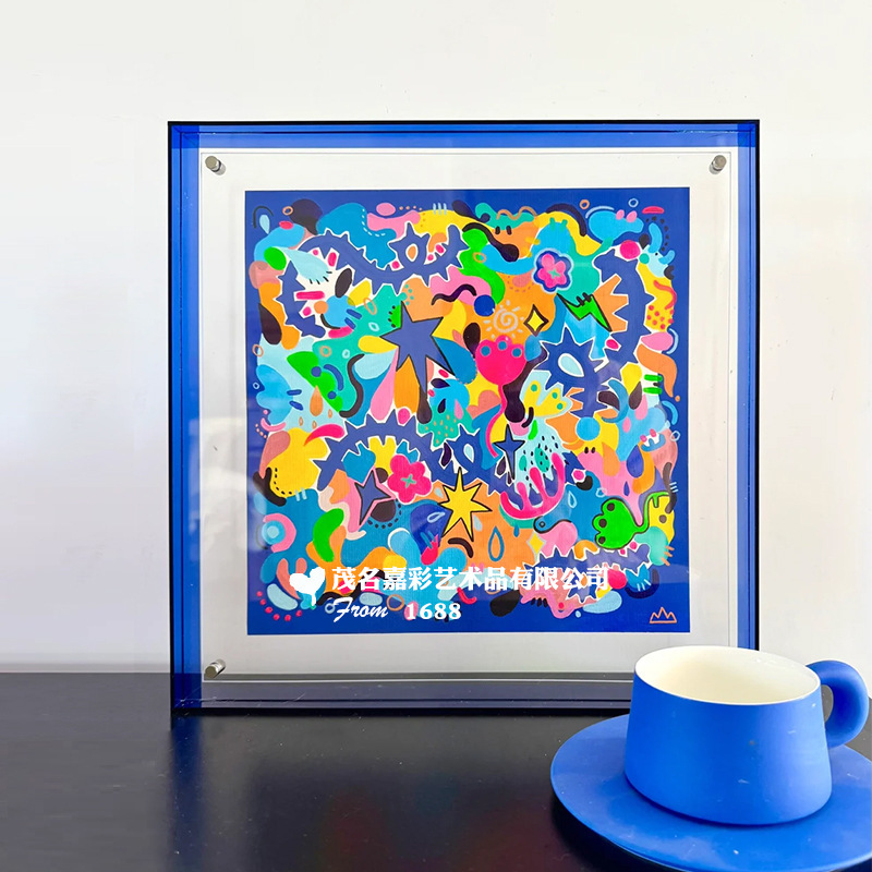 Acrylic Photo Frame Table Picture Frame Wedding Photo Color Photo Frame Wall Decoration Poster Display Stand Transparent Photo Frame