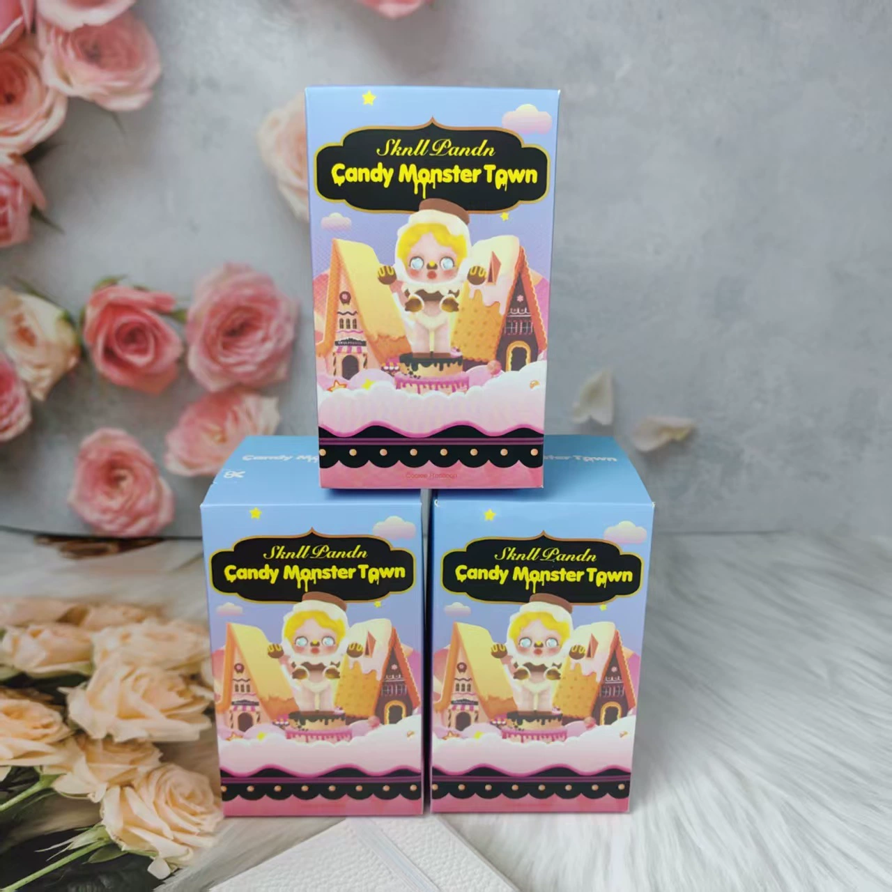 Материнская земля (Motherland) Серия Bubble Mart SKULLPANDA Candy Town Серия слепые коробки фигурки модные игрушки кукольные украшения