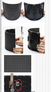 Factory Led Soft Module Waterproof P4 Outdoor Curved Cylindrical Display Naked Eye 3D Interactive Advertising Large Screen