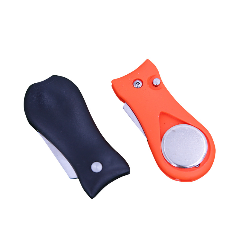 Transfronteriza Golf Tenedor Verde Alta Bola de succión magnética verde Fairway reparación tenedor plegable herramienta Caddy suministros al por mayor