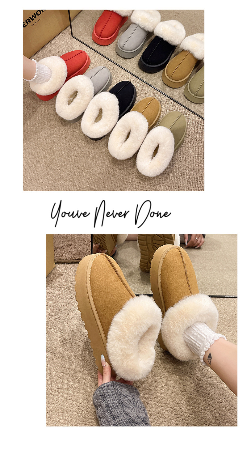 Women's Warm Snow Boots With Thick Sole And Wool Lining For Winter_voghion.com