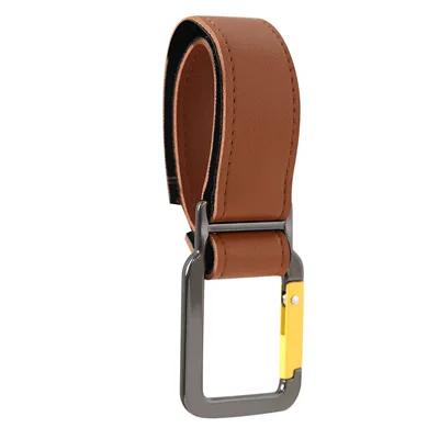 Baby Stroller Hook Baby Other Electric Vehicle Accessories - leather-zinc-alloy-hook-universal-style-brown